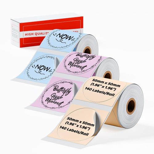 50x50 business label stikers for m110