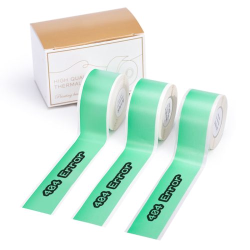 Phomemo 20mmx6m Green Adhesive Continuous Thermal Label for D50