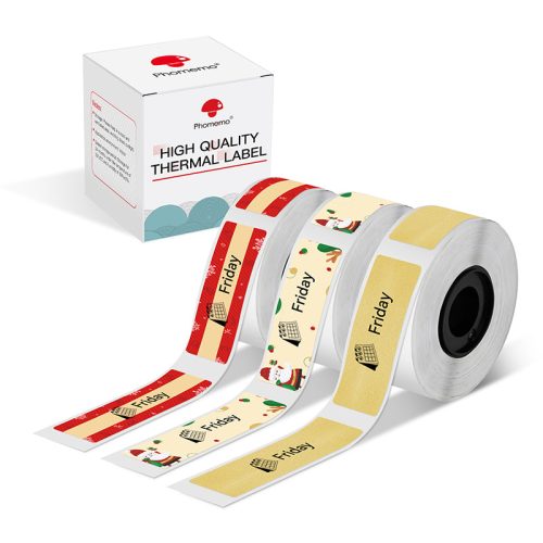 Phomemo D30/D35/Q30/Q30S Label Maker Tape 🎄Christmas Pattern🎅