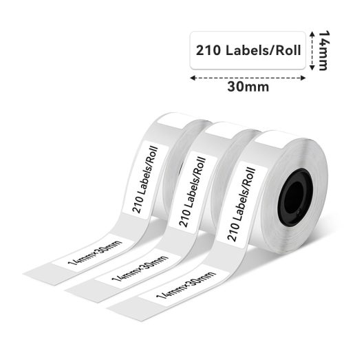 Phomemo 14x30mm White Label for D30/D35/Q30/Q30S-Label Dimensions