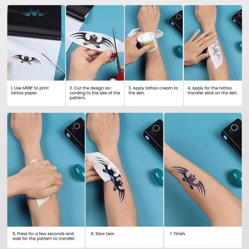 How To Use Phomemo Tattoo Stencil Paper