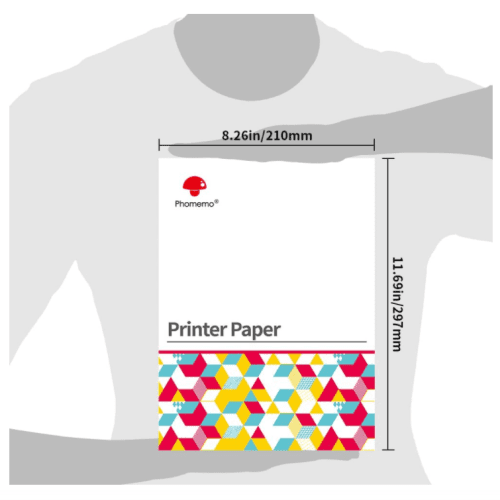 Phomemo A4 Thermal Paper Size