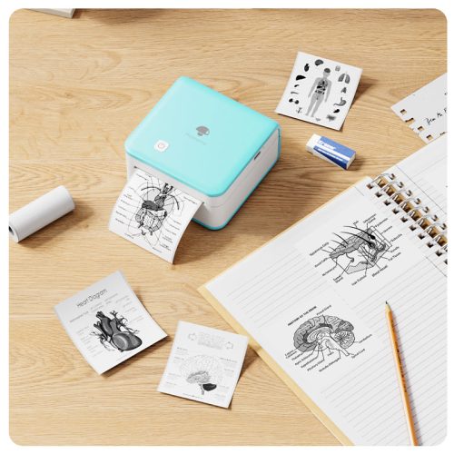 Phomemo M02 PRO Bluetooth Mini Printer Printing Three Sizes Thermal Stickers