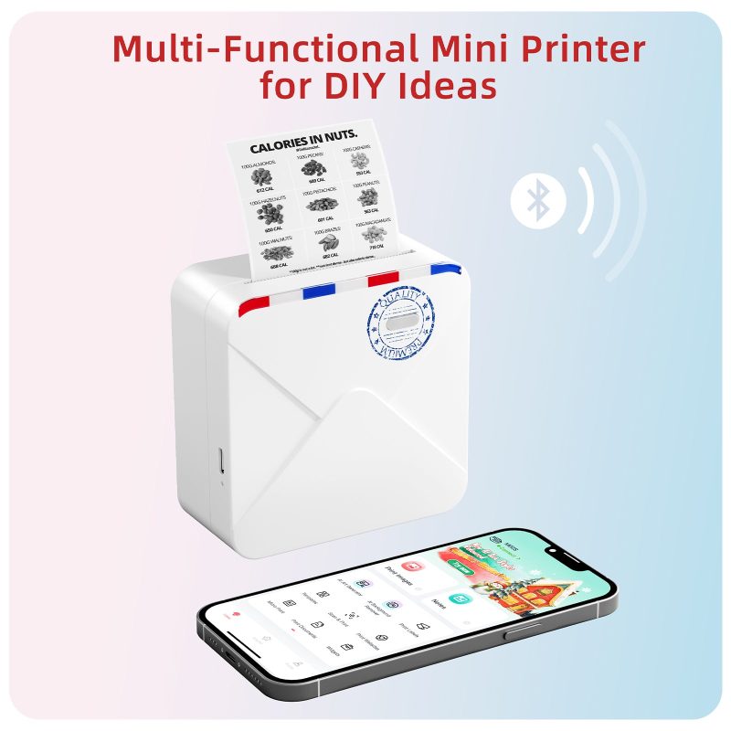 Phomemo M02S Inkless Pocket Printer Free App for DIY