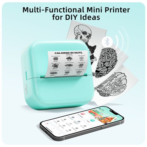 Phomemo M02X Portable Pocket Printer Print Photos To Document Life