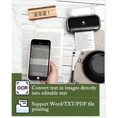 Phomemo M03 Mini Thermal Printer Convert Images To Text