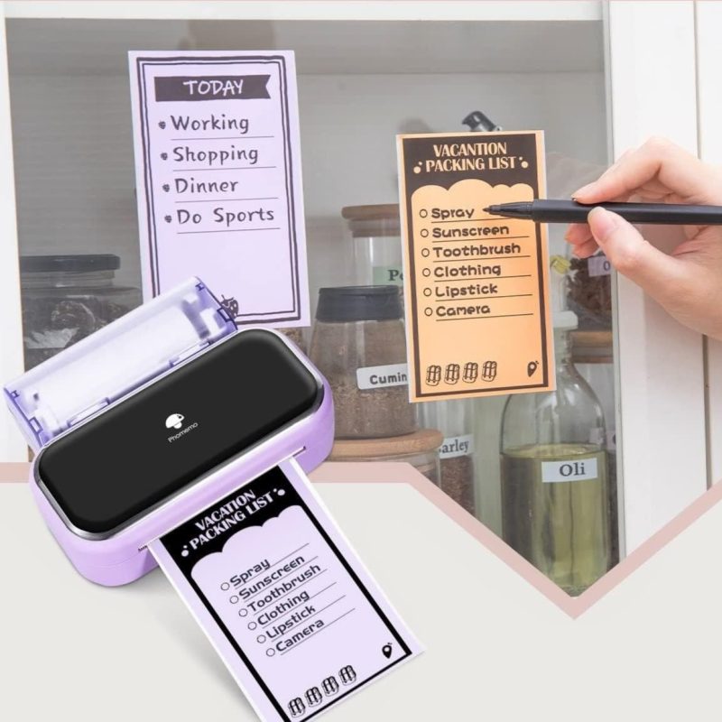 Phomemo M03 Mini Thermal Printer Printing To Do List