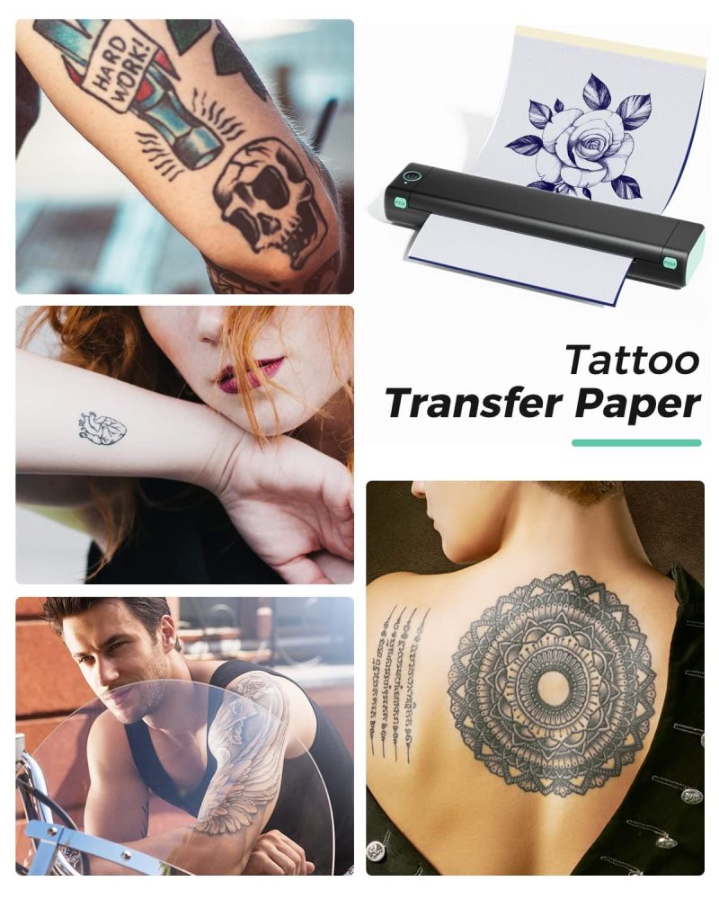 Phomemo M08F Tattoo Stencil Printer can print various tattoo stencils