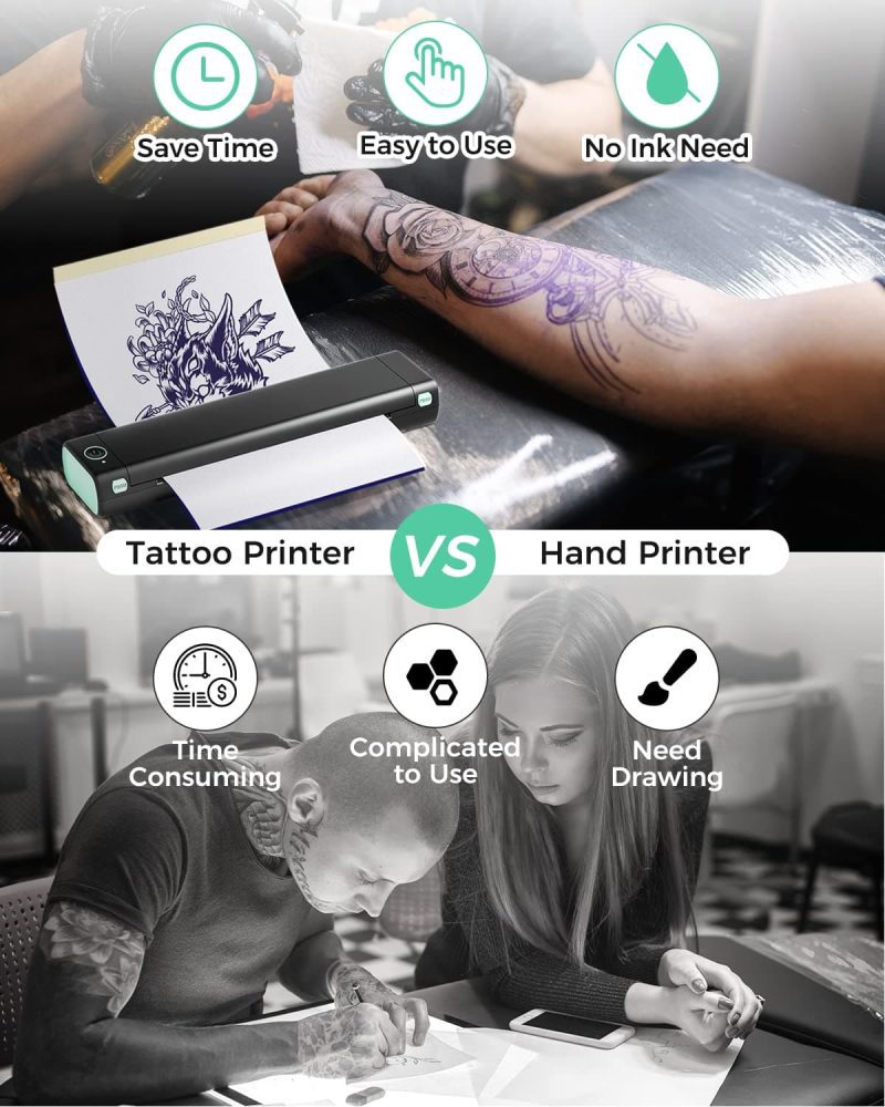 Phomemo M08F Tattoo Stencil Printer requires no ink