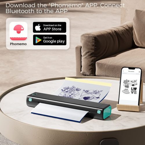 Phomemo M08F Tattoo Stencil Printer smart printer app