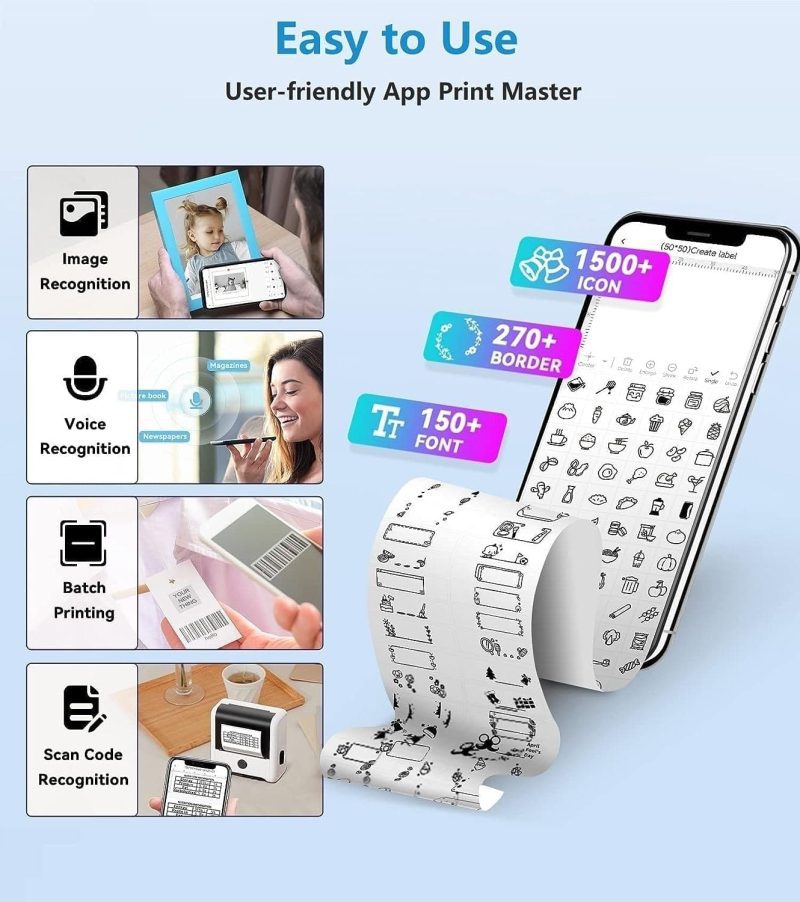 Phomemo M200 Commercial Portable Label Maker app