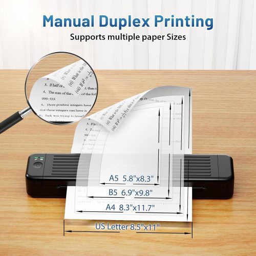 Phomemo P831 Portable Thermal Transfer Printer manual duplex printing