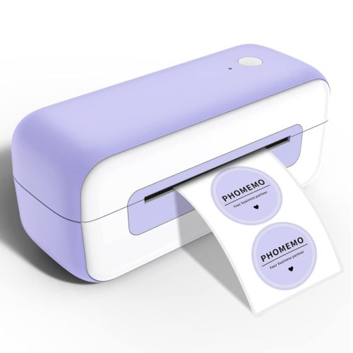 Purple Phomemo PM-246S/ B246D High-Speed USB Shipping Label Printer 