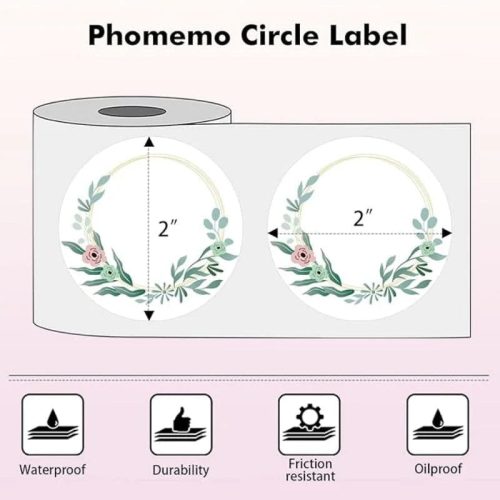 Phomemo SLR 2 2 500 A shipping label circle label