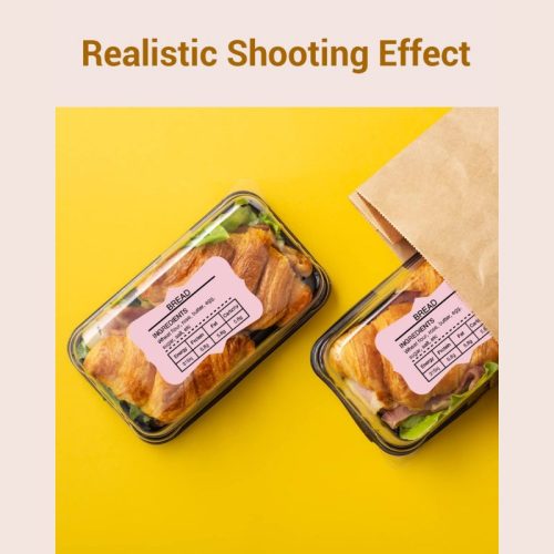 Phomemo SLR 3 2 500 PY1 shipping label is realistic shooting effect