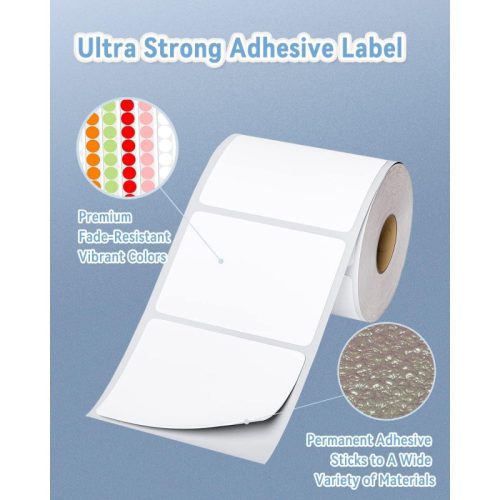 Phomemo SLR 4 3 500 shipping label is ultra stong adhesive label