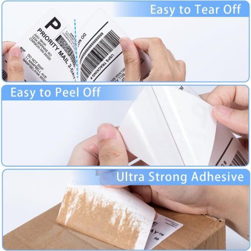 Phomemo SLR 4 6 500 shipping label is easy to tear off