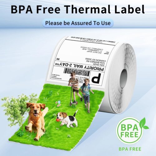 Phomemo SLR 4 6 500 shipping label is bpa free thermal label