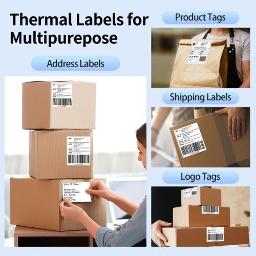 Phomemo SLR 4 6 500 shipping label is thermal label for multipurepose