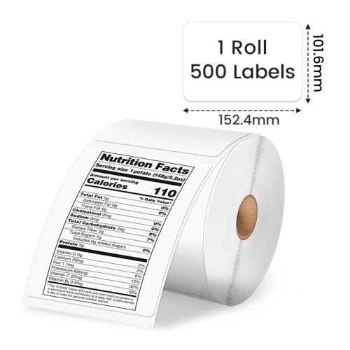 Phomemo SLR 4 6 500 shipping label white