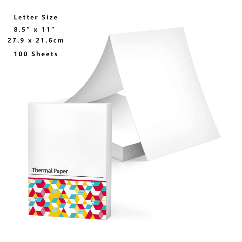 Phomemo Thermal Paper, Letter size, 100 sheets