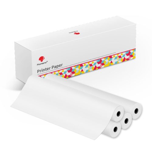 Phomemo thermal paper roll letter size for potable printers