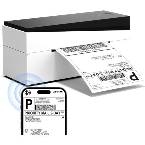 Phomemo pm 249 btz shipping label printer white