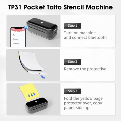 PhomemoM03BluetoothTattooStencilMiniPrinter 3