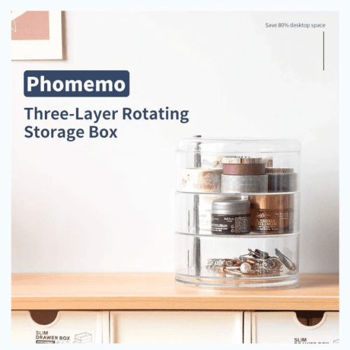 PhomemoThree LayerRotatingStorageBox