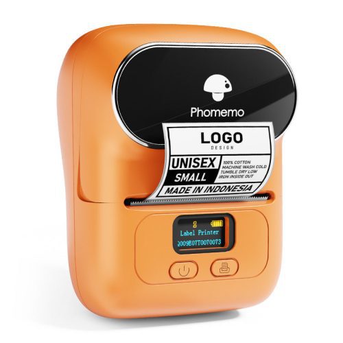 Phomemo M110  Bluetooth Portable Thermal Business Label Maker-orange