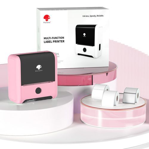 Phomemo M200 Bluetooth Label Maker Gift Set-pink