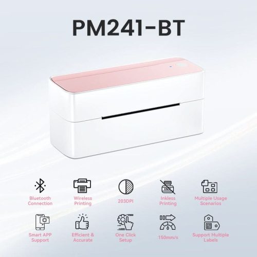 Phomoemo shipping label printer pm 241 bt pink 1 9d846262 ea08 4924 8e29 13ca4caeed0e