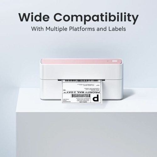 Phomoemo shipping label printer pm 241 bt pink wide compatibility