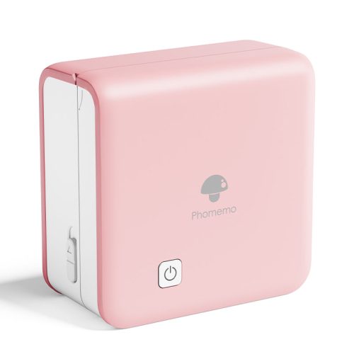 Pink Phomemo M02 PRO Bluetooth Mini Printer with high-quality printing for various thermal stickers