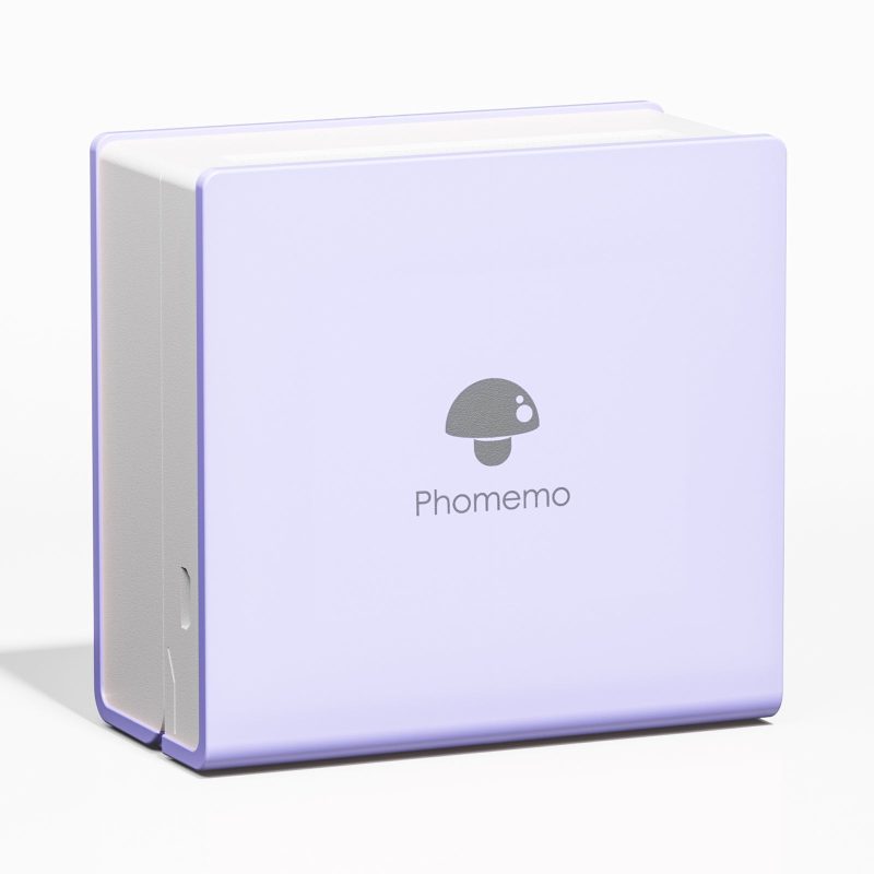 Purple Phomemo M02 Mini Portable Printer High Quality Printing Thermal Stickers