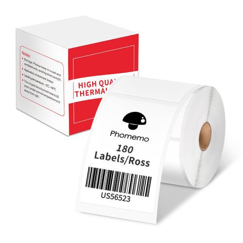 60 X 40mm Square White Label for M200/M220/M221 - 1 Roll - Phomemo