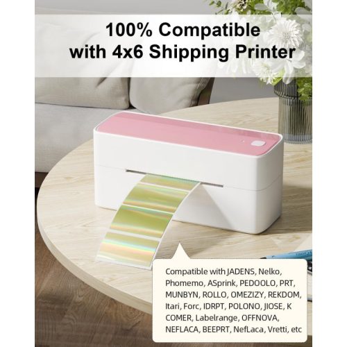 phomemo 2.25x1.25 500 laser golden shipping label is 100 compatible with 4x6 shipping printer