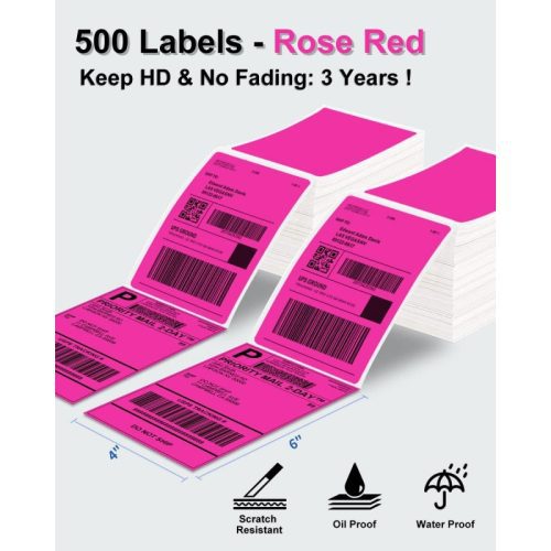 phomemo shipping label SLP 4 6 500 RO 1 500 labels per roll