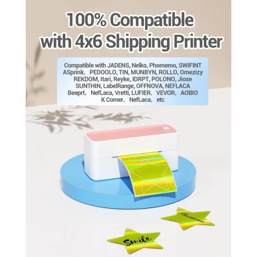 phomemo shipping label SLR 3 3 500 LG is 100 compatible with 4x6 shipping printer