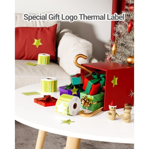 phomemo shipping label SLR 3 3 500 LG is special gift logo thermal label