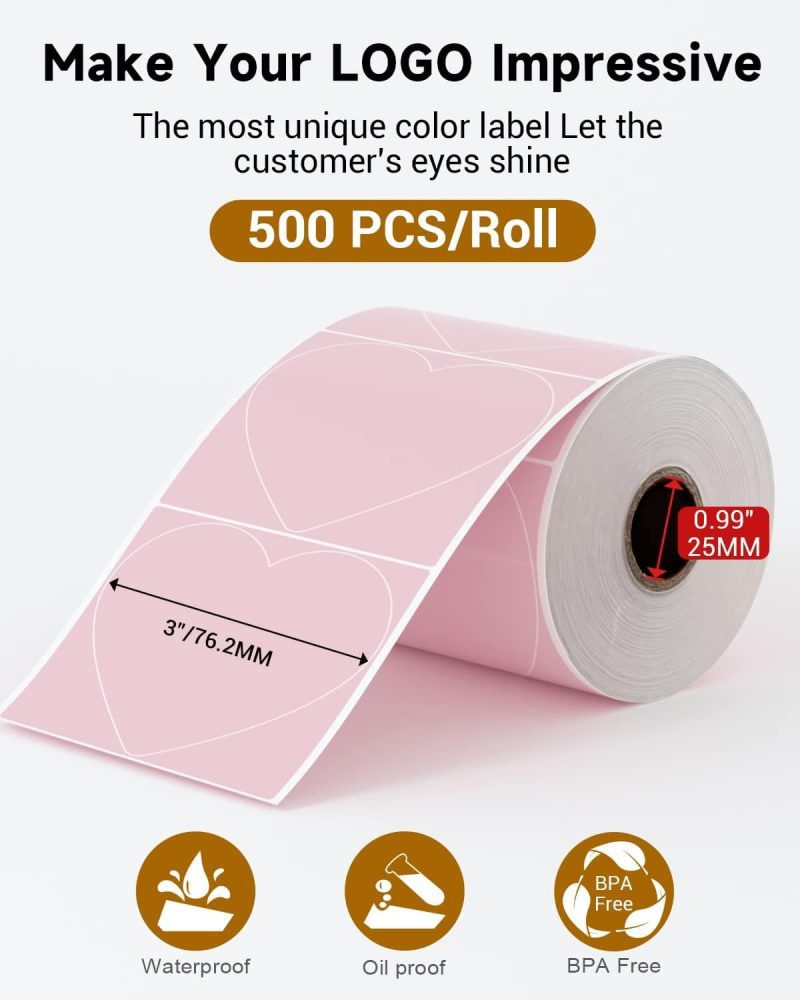 phomemo shipping label SLR 3 3 500 X make your logo impressive