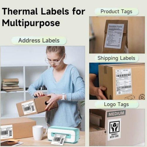 phomemo thermal shipping label for multipurpose